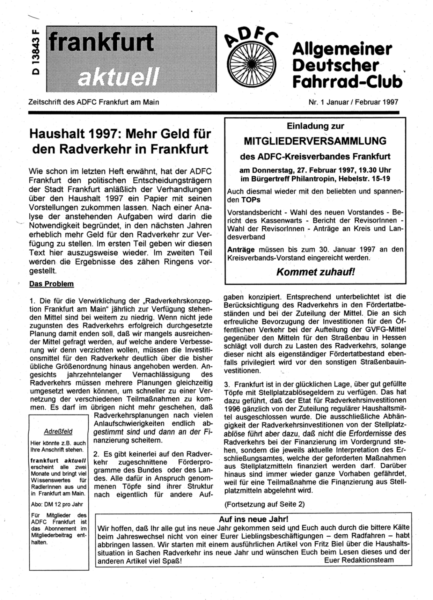 Frankfurt Aktuell 1997-01