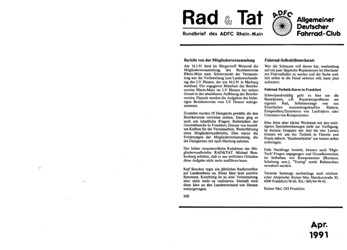 Rad & Tat 1991-02 Rad & Tat 1991-02
