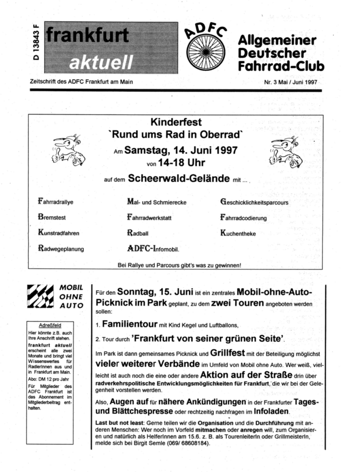 Frankfurt Aktuell 1997-03 Frankfurt Aktuell 1997-03