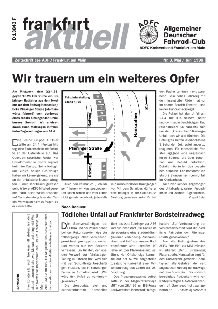 Frankfurt Aktuell 1998-03 Frankfurt Aktuell 1998-03