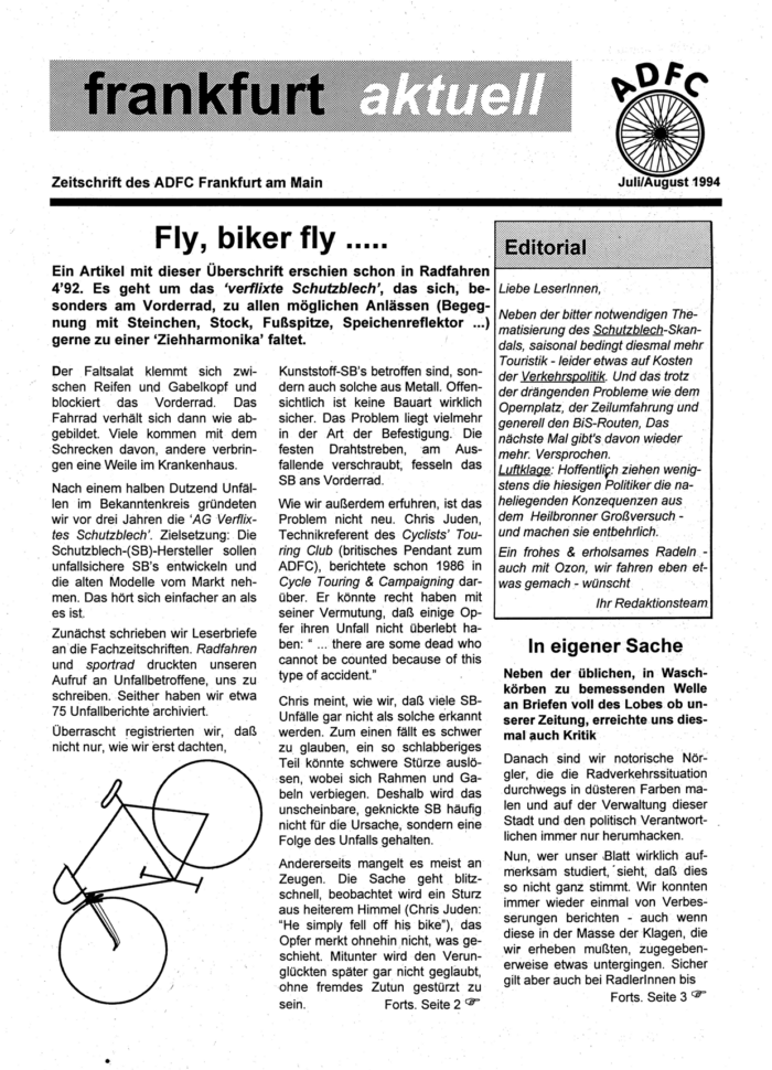 Frankfurt Aktuell 1994-04 Frankfurt Aktuell 1994-04