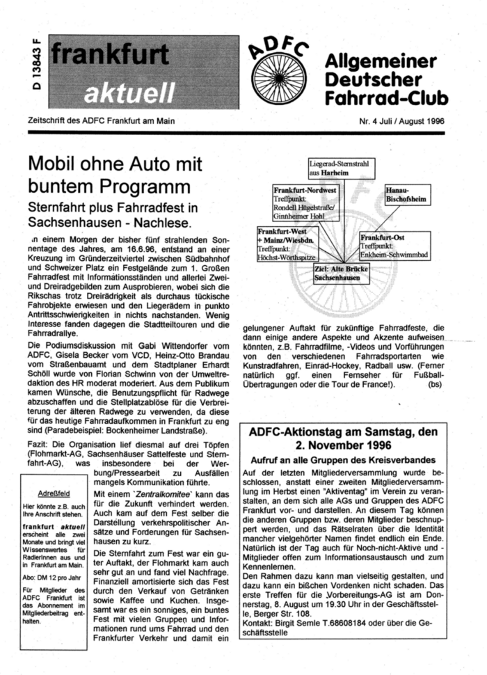 Frankfurt Aktuell 1996-04 Frankfurt Aktuell 1996-04