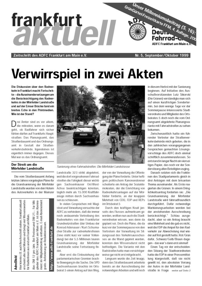 Frankfurt Aktuell 1999-05 Frankfurt Aktuell 1999-05