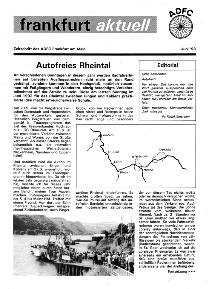Frankfurt Aktuell 1993-06 Frankfurt Aktuell 1993-06