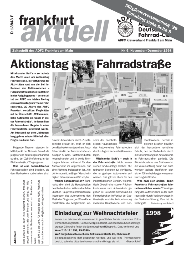 Frankfurt Aktuell 1998-06 Frankfurt Aktuell 1998-06