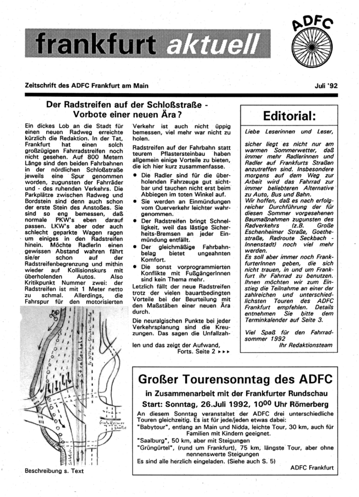 Frankfurt Aktuell 1992-07 Frankfurt Aktuell 1992-07