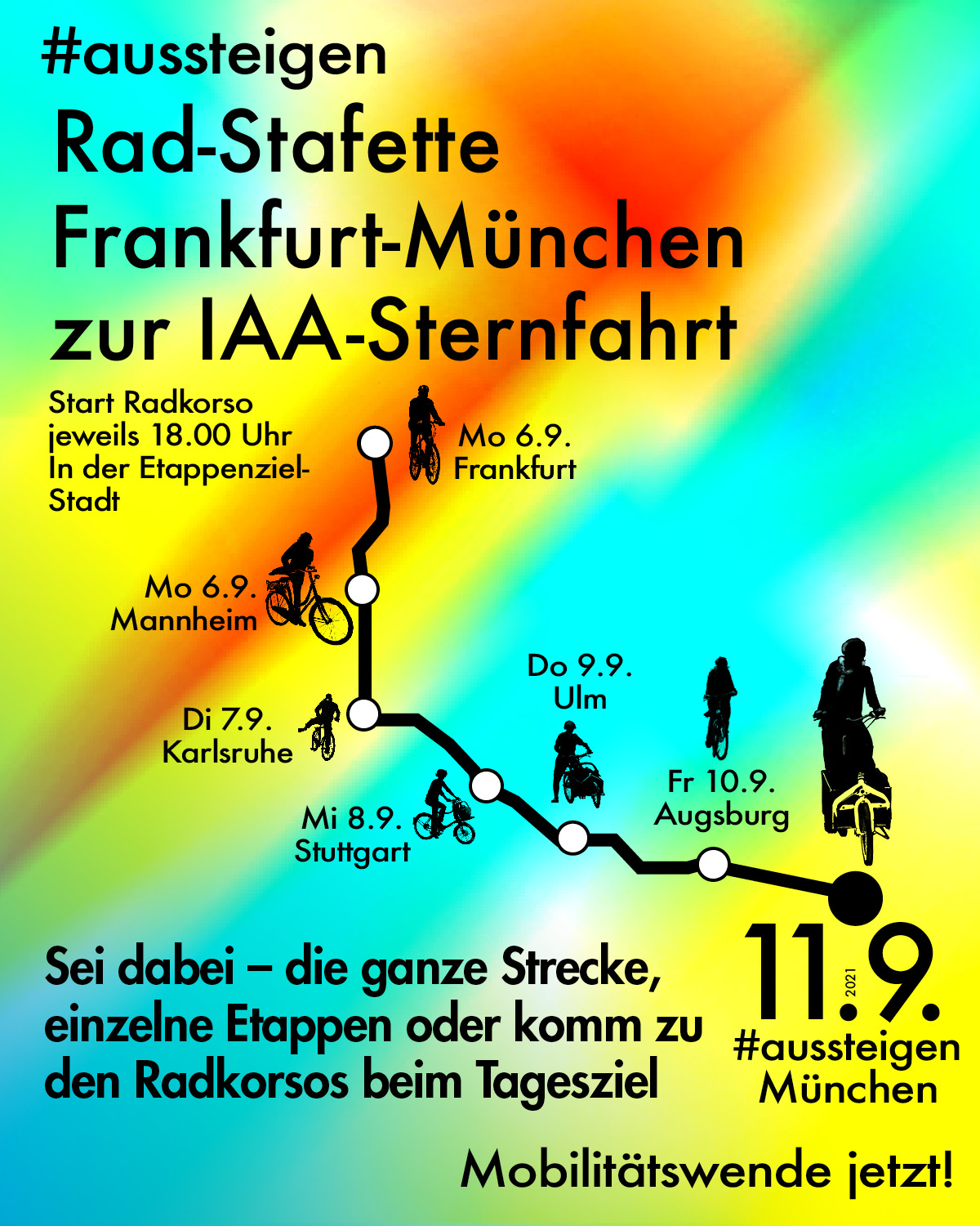 IAA-Demo Plakat