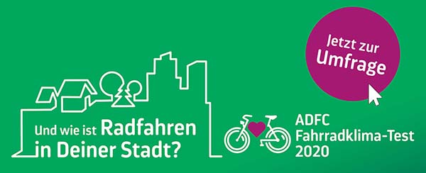 ..alles zum ADFC-Fahrrad-Klima-Test 2020