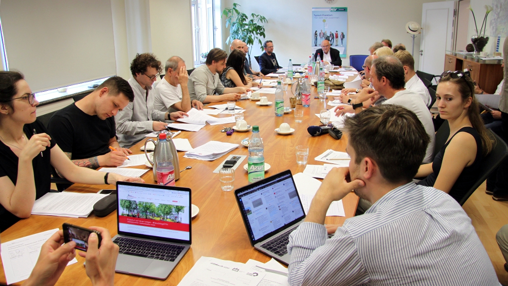 Einigungs-Pressekonferenz am 18.6. im VerkehrsdezernatFoto: Torsten Willner