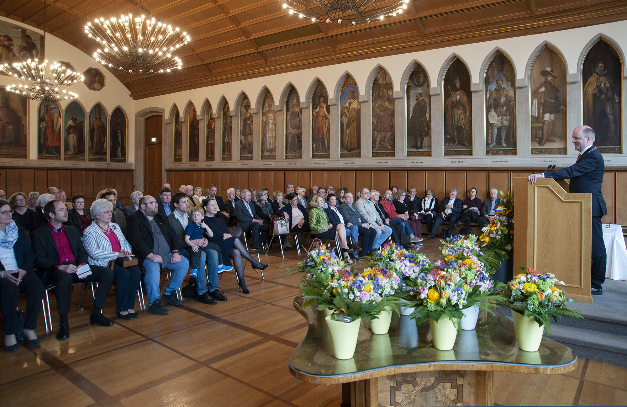 Ehrenbriefverleihung in der Frankfurter Gudd Stubb (Römer, Kaisersaal)Fotos: Eckehard Wolf