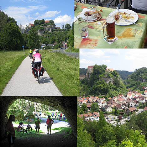 Fränkische Schweiz - alles da - wir auch.     (Bild anklicken zum Vergrößern)Fotos: Helmut Lingat