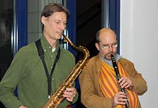 Günter Tatara und Eike Schulz mit WeihnachtsliedernFotos: Jörg Hofmann