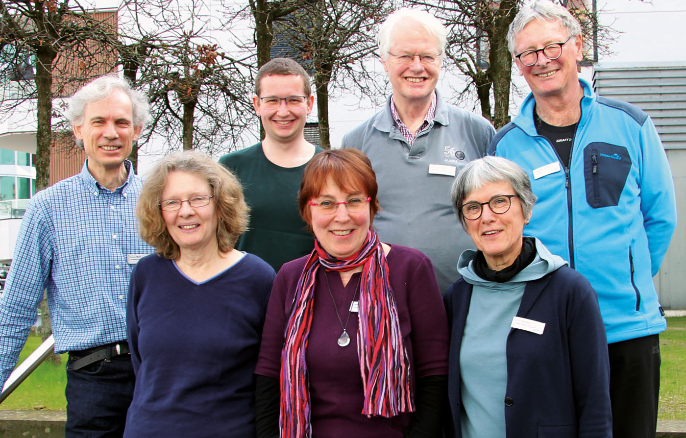 Der Vorstand des ADFC Hessen: (v.l.) Xavier Marc, Sigrid Hubert, Ansgar Hegerfeld (Vorsitz), Helga Hofmann (stellv.Vorsitz), Paul van de Wiel, Eva Henniges und Bertram Giebeler. Es fehlt Silke Westermeier.Torsten Willner