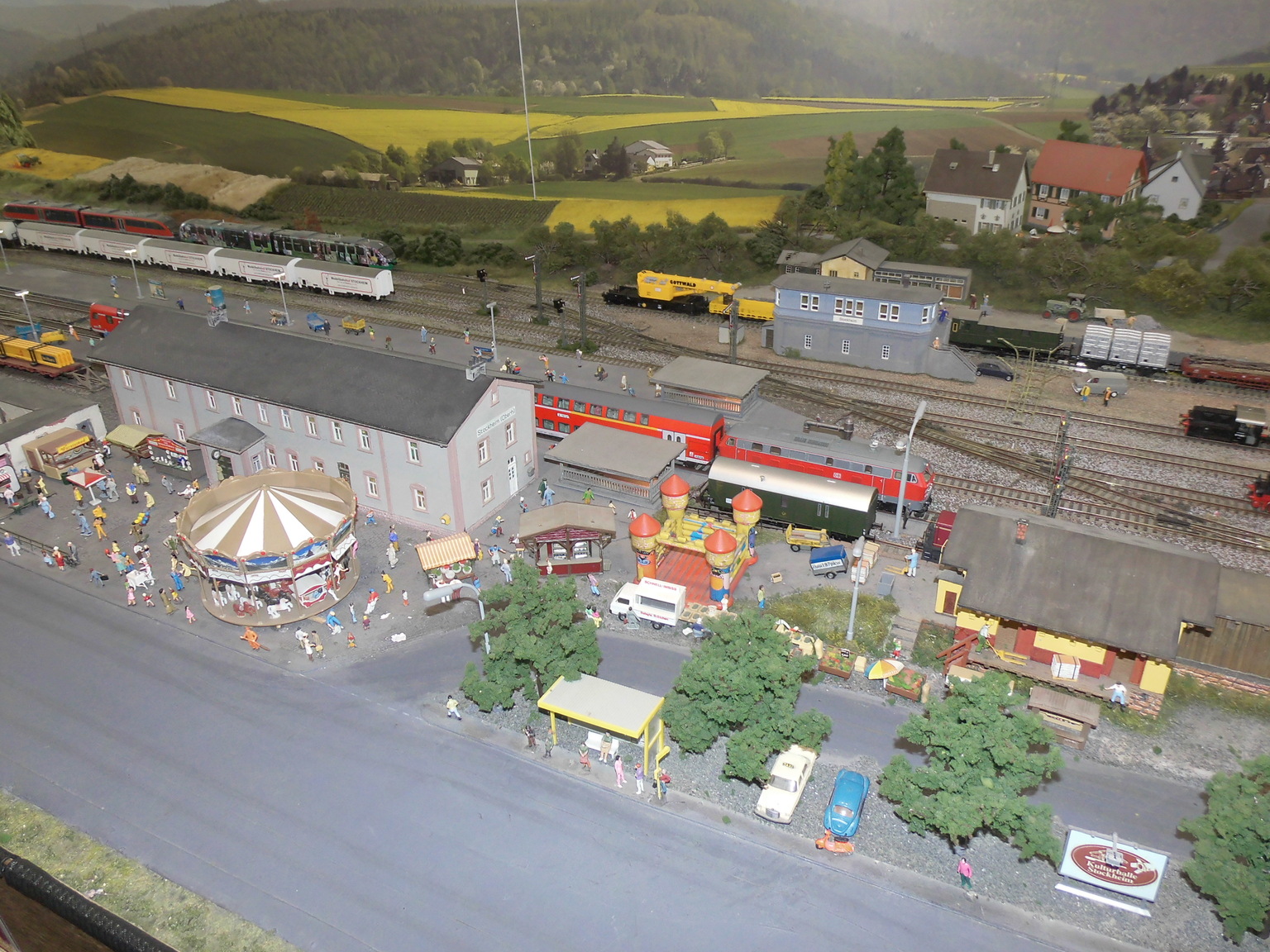 Bahnhof Stockheim im Modell ©Michael Bunkenburg