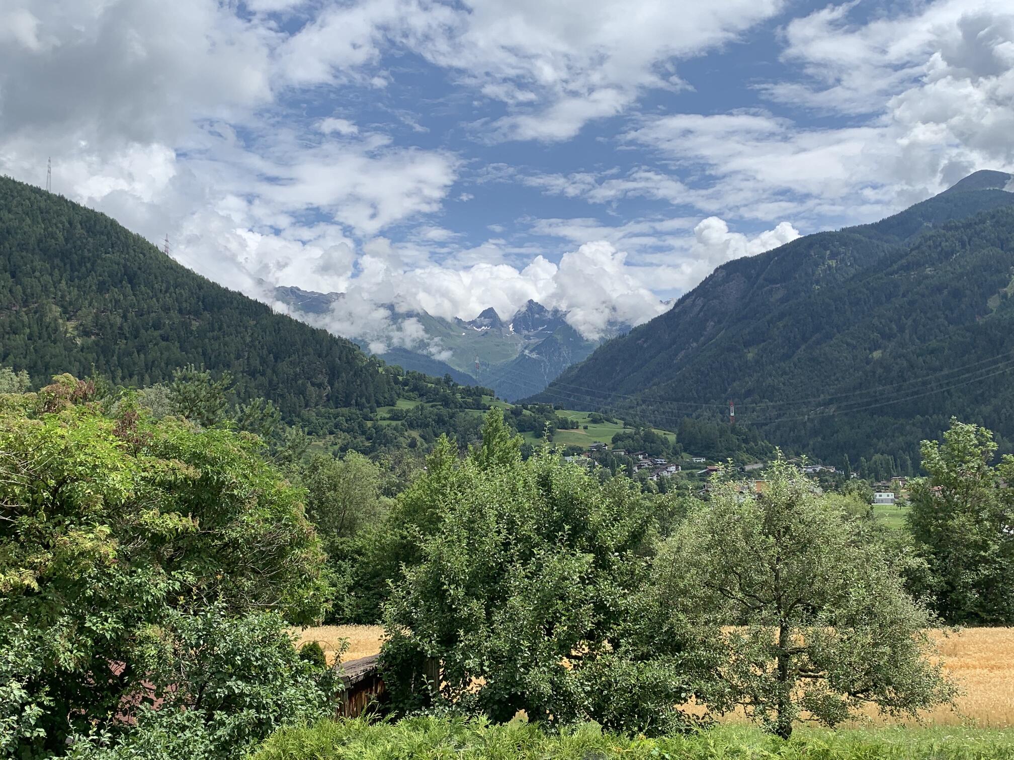Blick bei Prutz in Tirol
