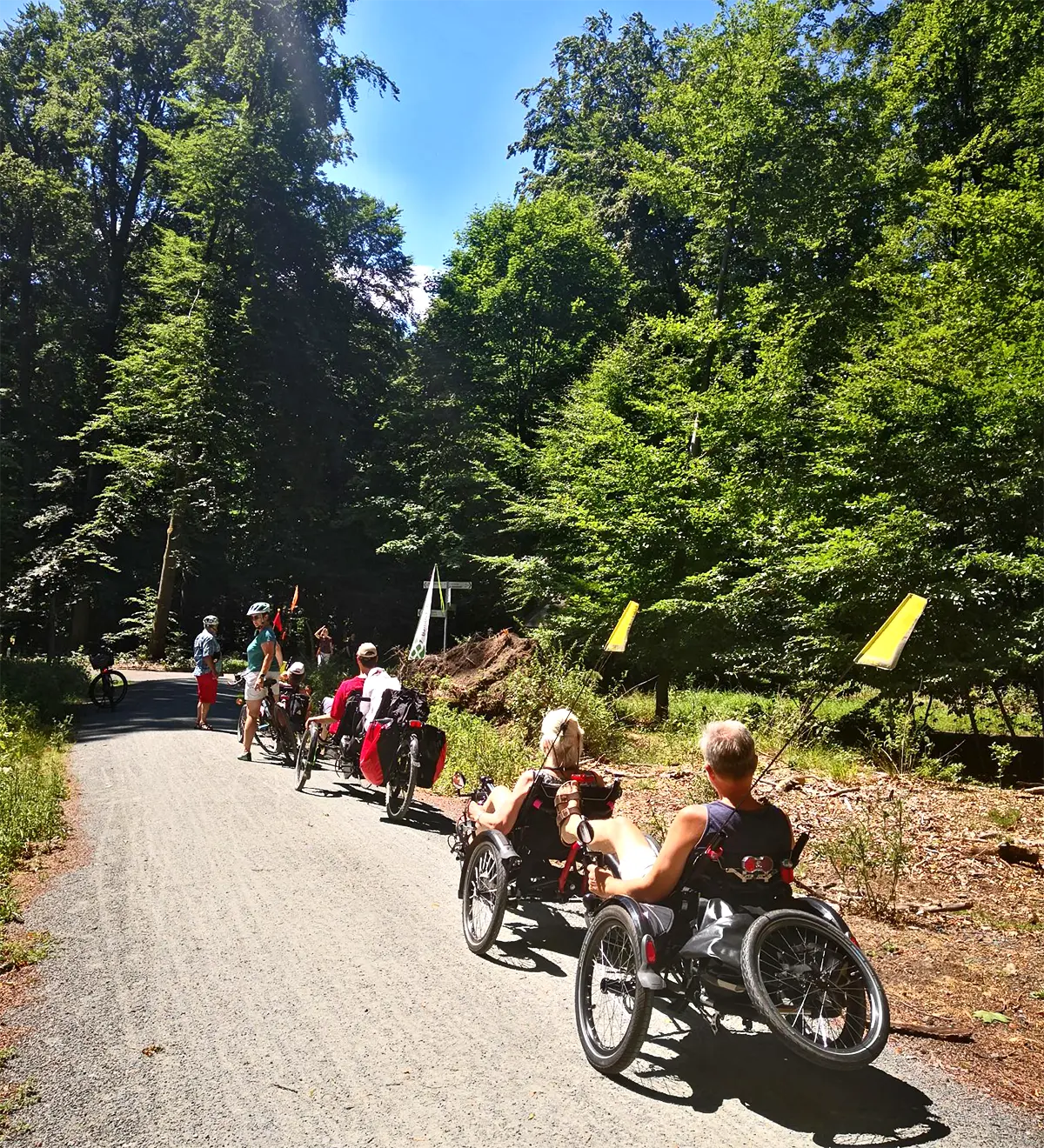 Eins … Zwei … Drei-Rad

Mit dem Dreirad auf Tour

Der ADFC Frankfurt veranstaltet geführte Radtouren für Dreiräder und andere mehrspurige Spezialräder. 

Die nächste Tour findet statt am:

[adfc_tour_liste " kategorie_id="911" maxanzahl="1" zeige_anmeldung="true"]

 Alle Details zu den Dreirad-Touren