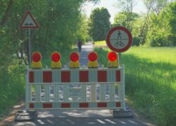 Nidda-Radweg - Östliche Absperrung 04.2025