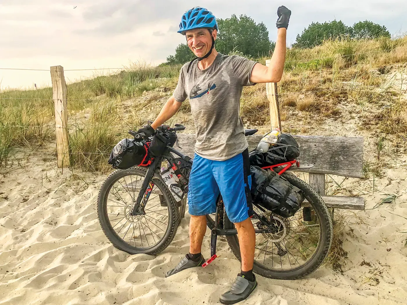 1200 km, 20.000 hm, 13 Tage, 7 x Reifenpanne. Peter hat die GST geschafft<br><span class="image-copyright"> privat</span> 1200 km, 20.000 hm, 13 Tage, 7 x Reifenpanne. Peter hat die GST geschafft<br><span class="image-copyright"> privat</span>