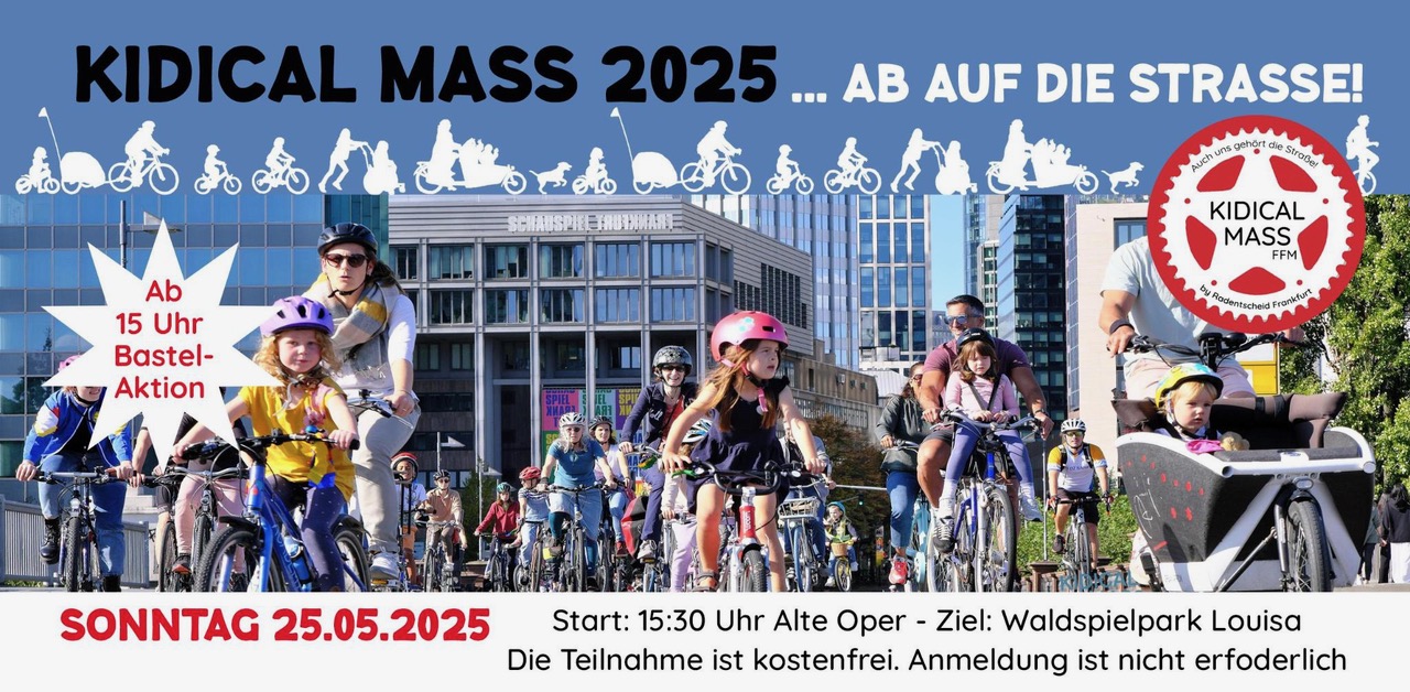 Einladung KIDICAL MASS 2025 Einladung KIDICAL MASS 2025