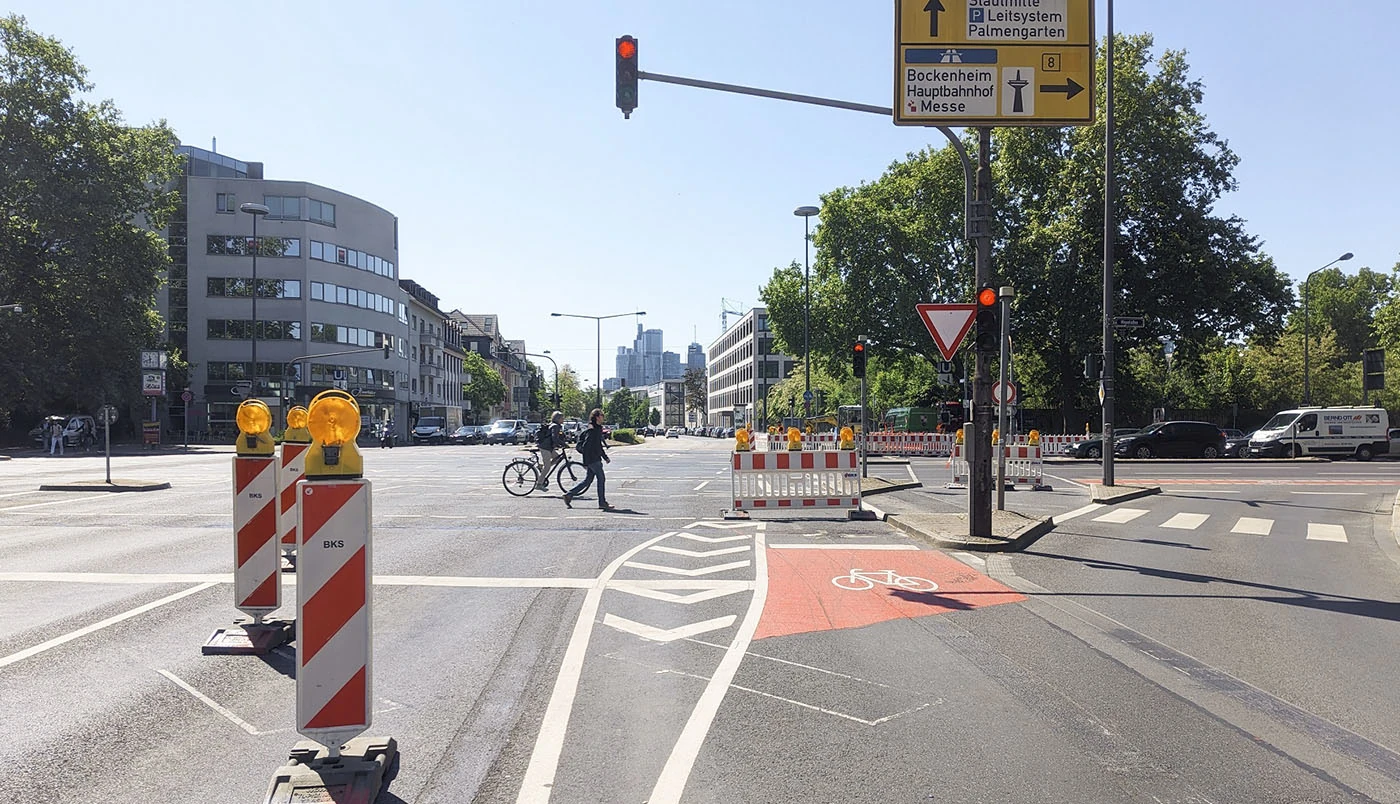 Die Barriere wurde zurück versetzt