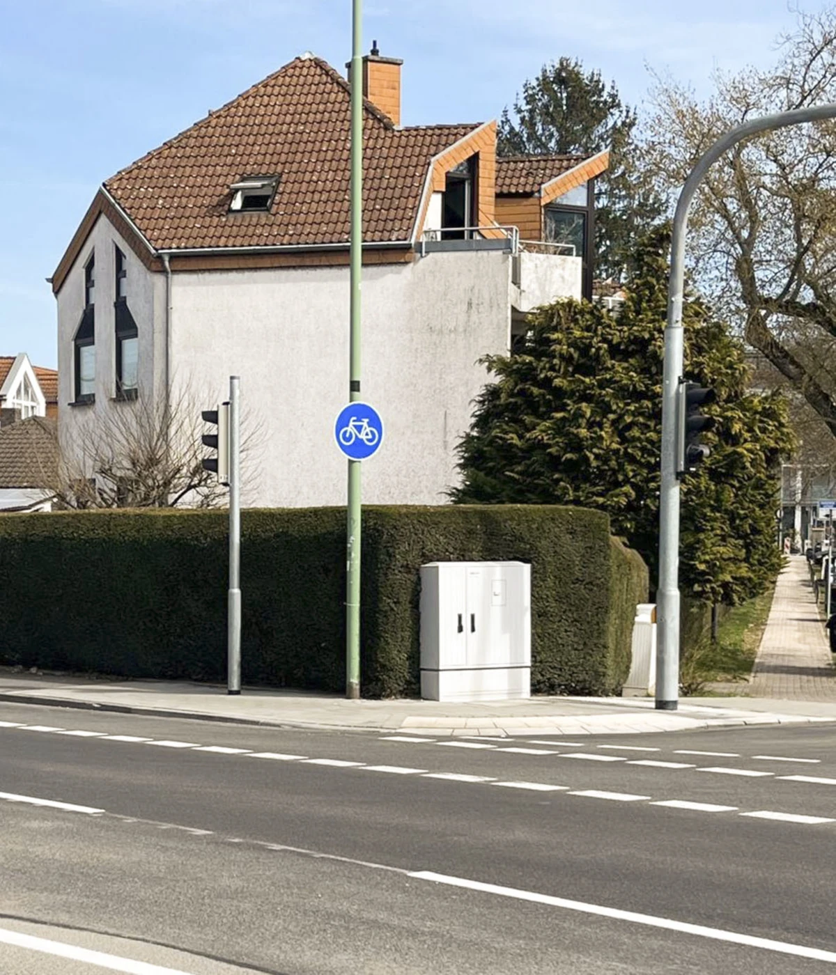 Kein Gehweg für den Fußverkehr?