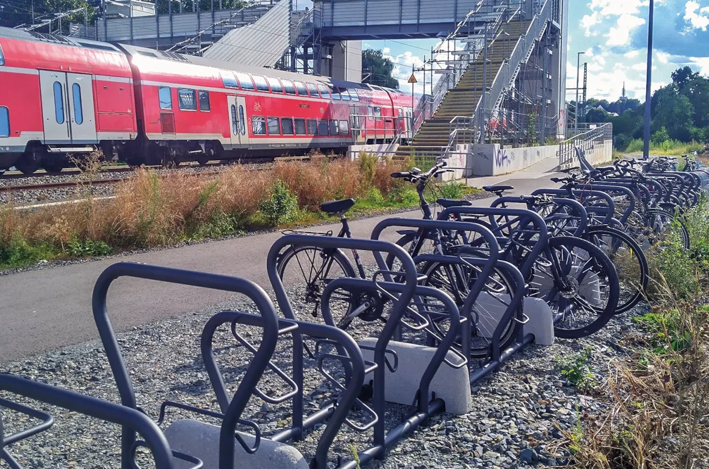 BERKERSHEIM: Fahrradbügel am Bahnhof<br><span class="image-copyright">Torsten Willner</span>