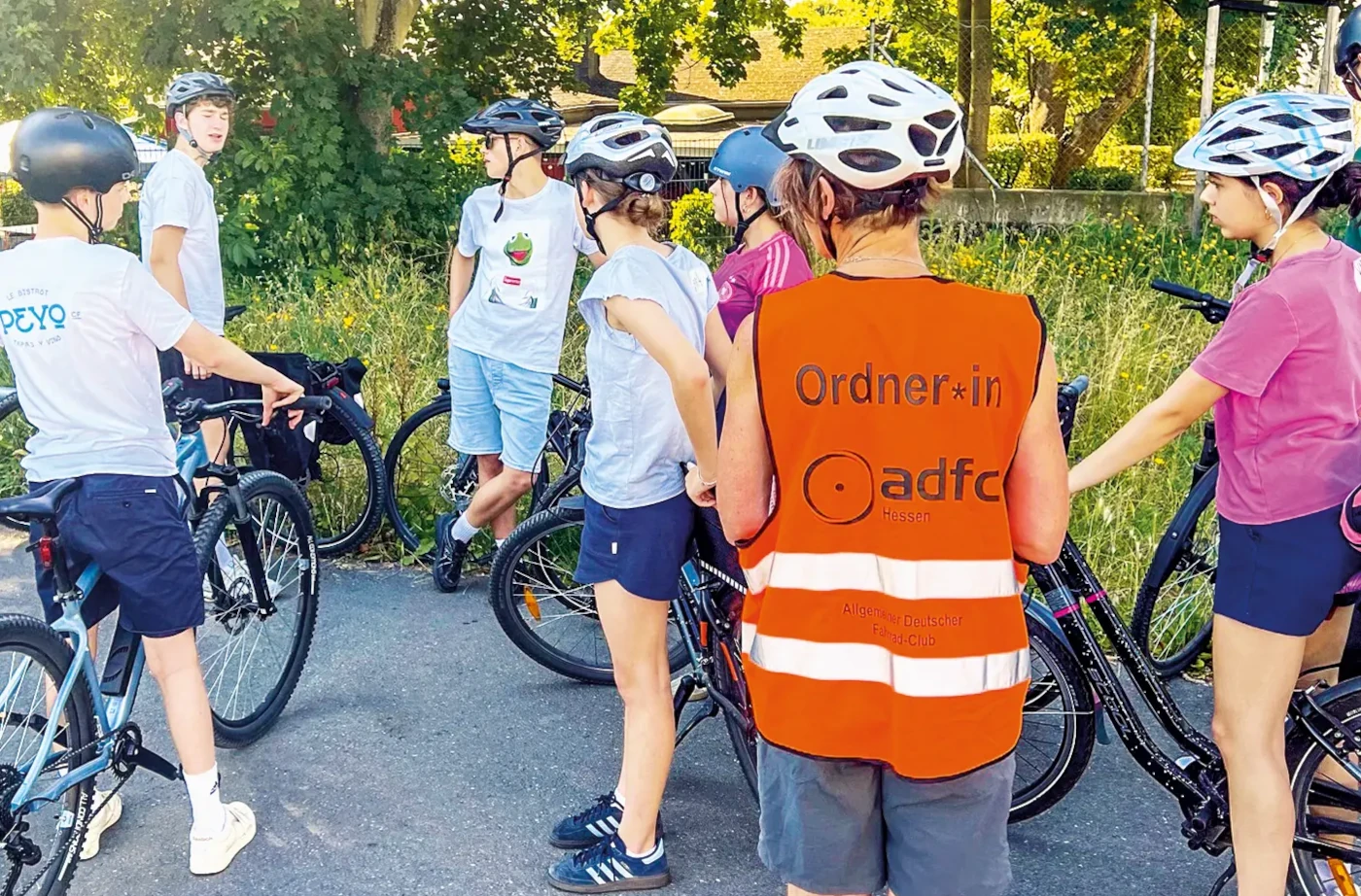 Kurze Pause bei der Radtour<br><span class="image-copyright">Christine Huwer</span>