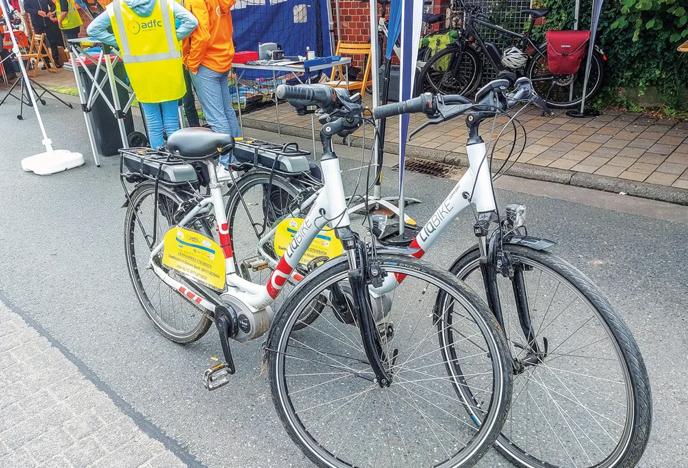 In Steinbach verleiht der ADFC zwei Pedelecs kostenlos an Steinbacher Bürger:innen <br><span class="image-copyright">Ulrike Heitzer-Priem</span>