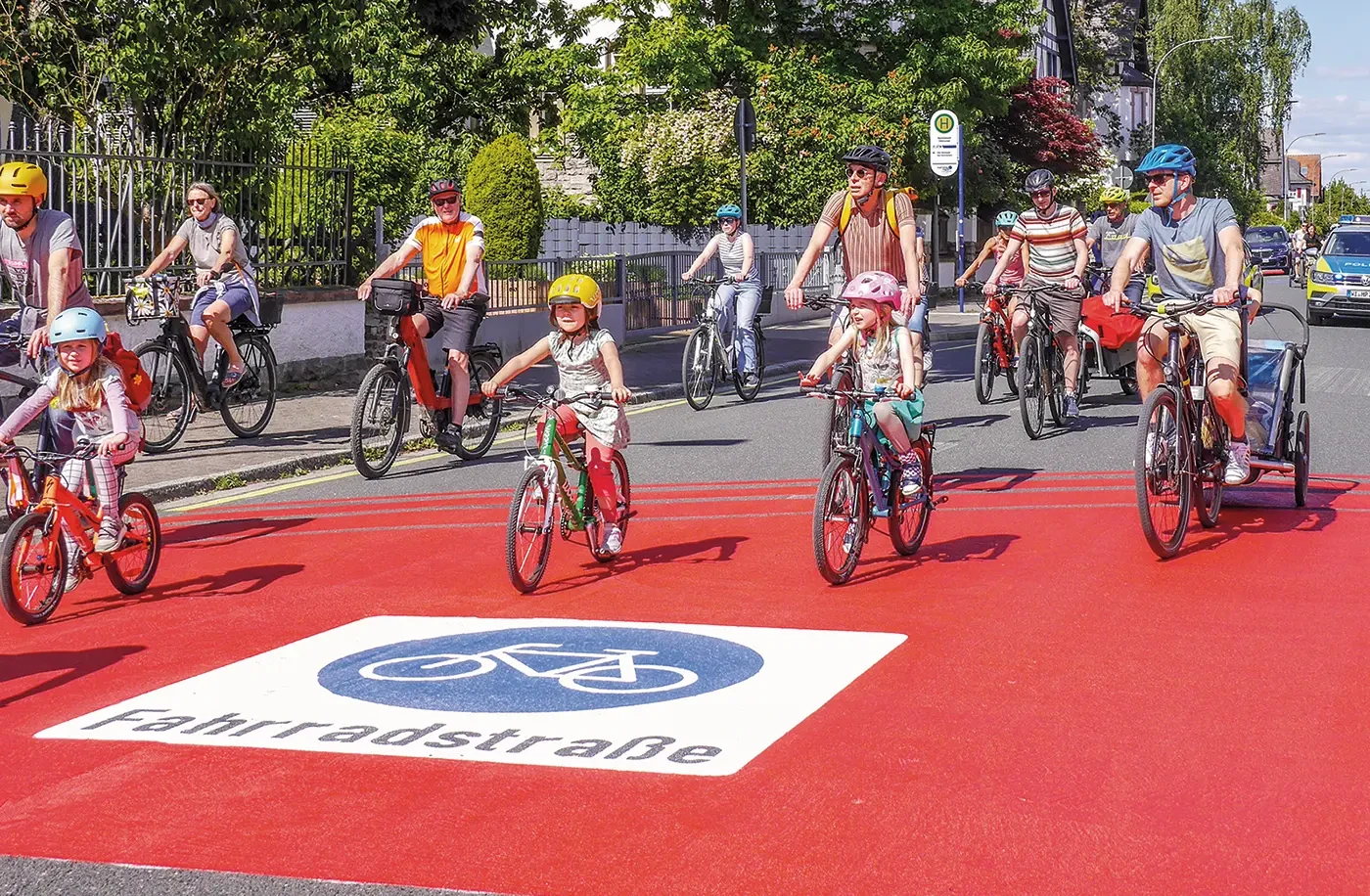 Kidical Mass in Oberursel<br><span class="image-copyright">Ulrike Heitzer-Priem</span>