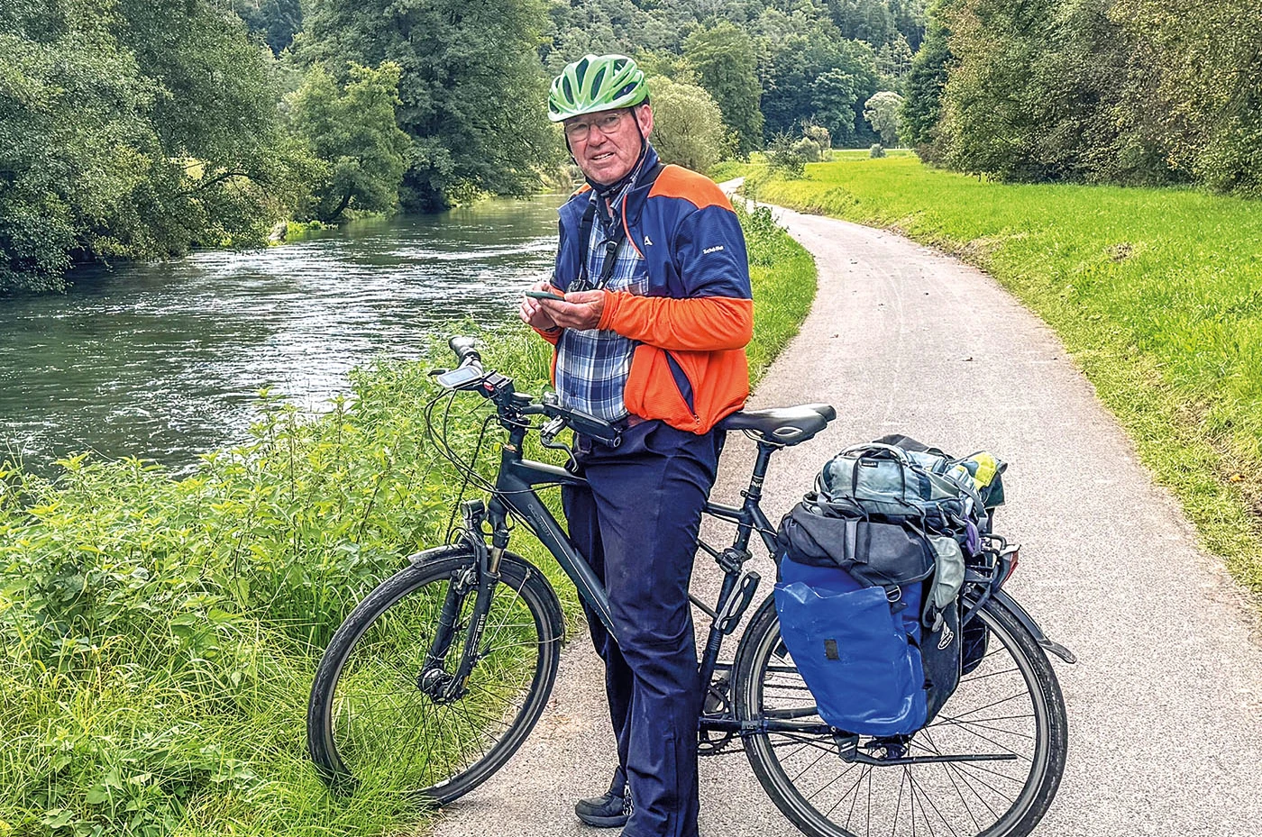 TourGuide im ADFC Bad Vilbel/Karben: Dieter Schönberger on Tour<br><span class="image-copyright">privat</span>