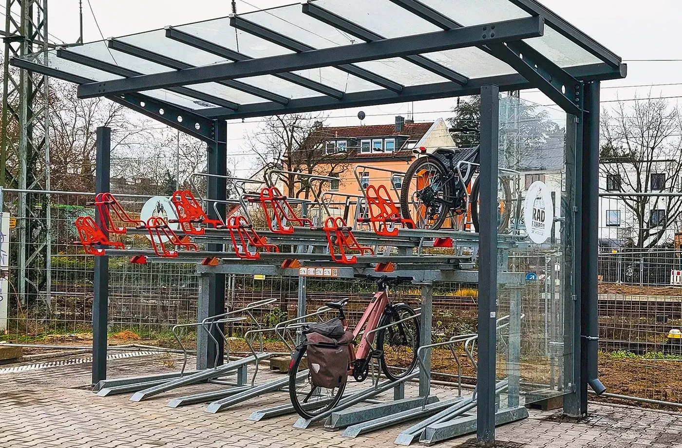 Die Abstellanlage ist wieder erwacht aus dem Dornröschenschlaf. <br><span class="image-copyright">Radfahrbüro der Stadt Frankfurt</span>