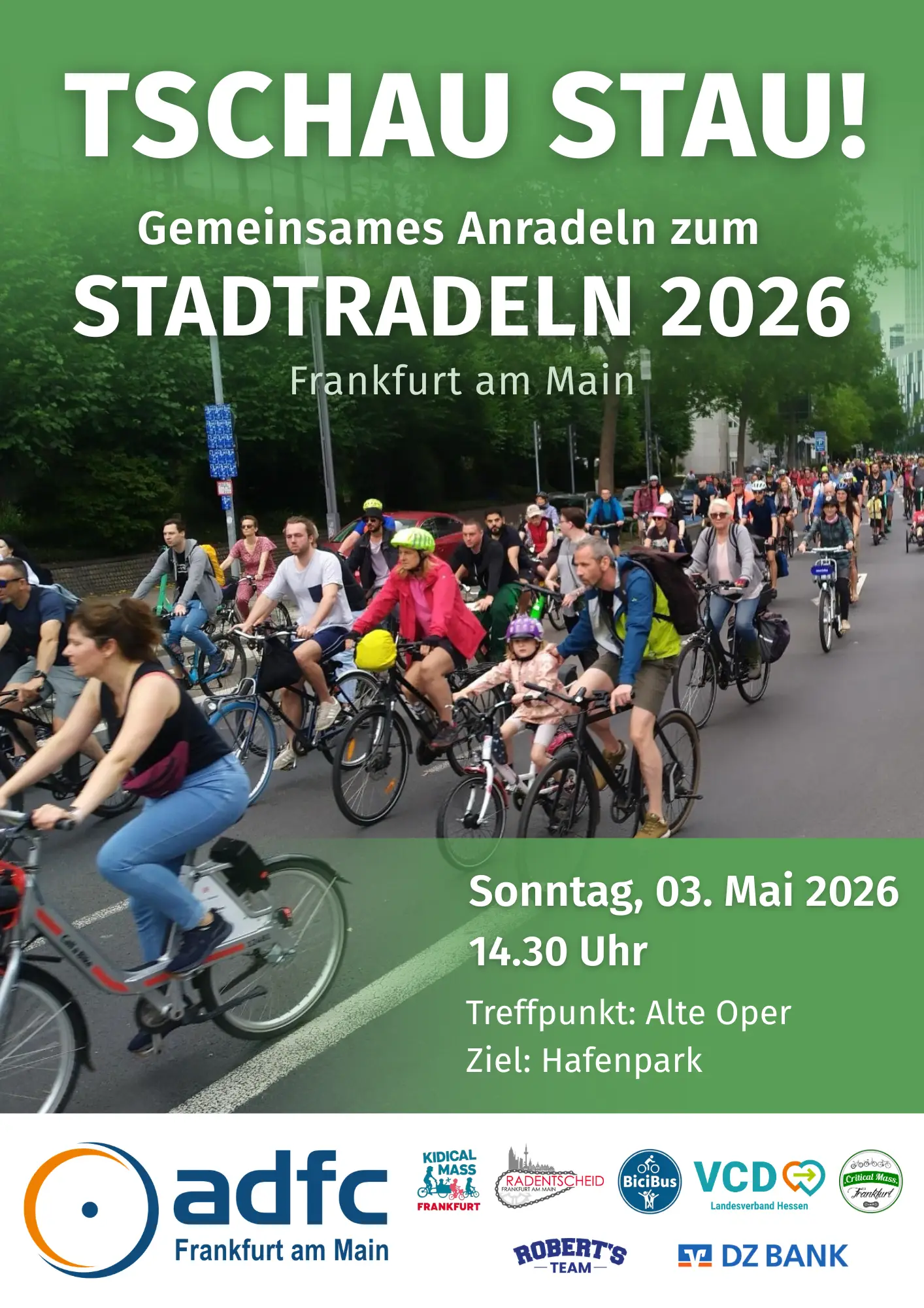 Anradeln zum Stadtradeln 2026 am 03. Mai 2026