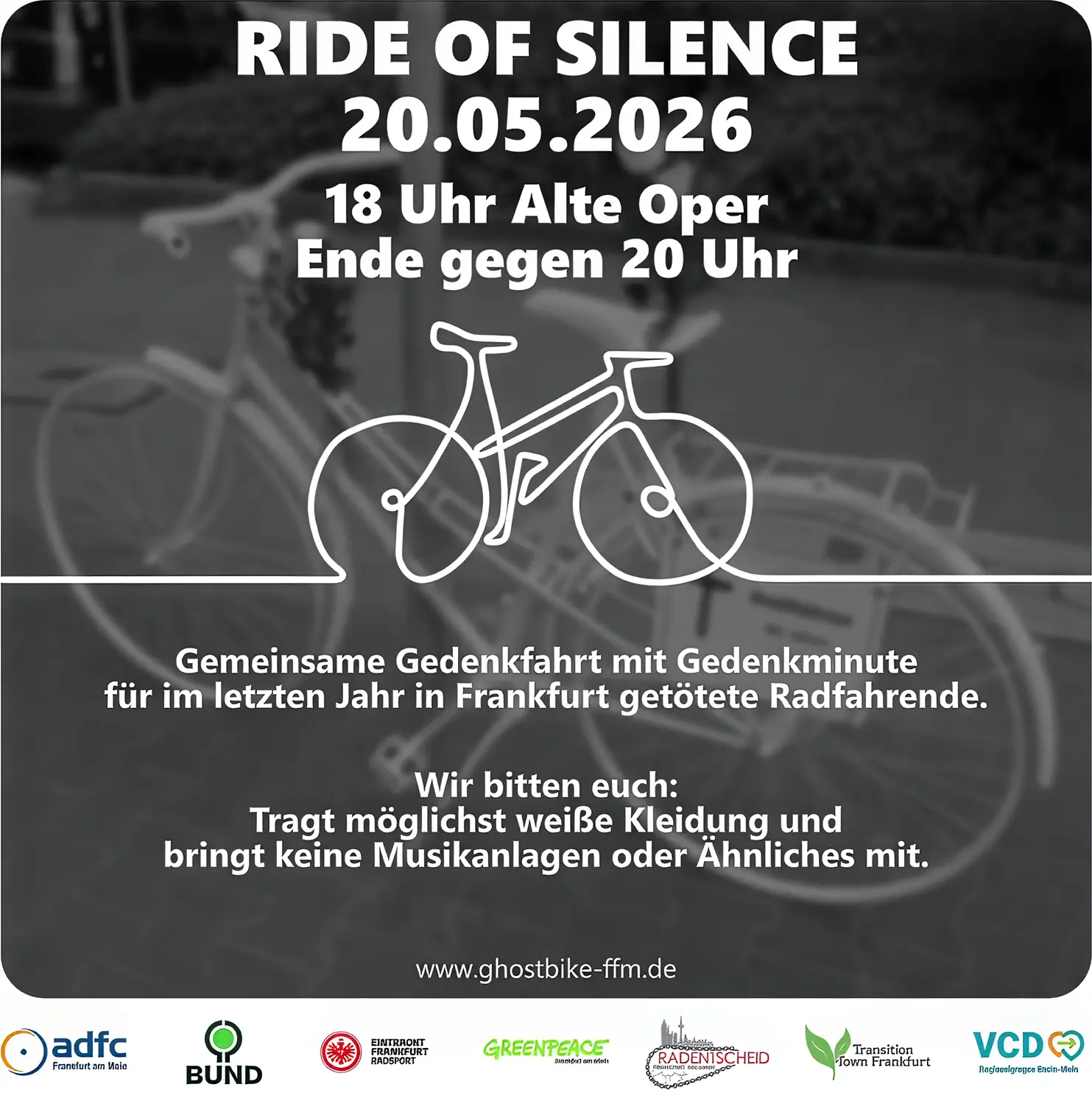 Hier gibt's alle Details zum RIDE OF SILENCE